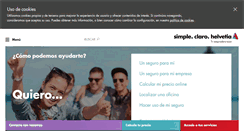 Desktop Screenshot of helvetia.es